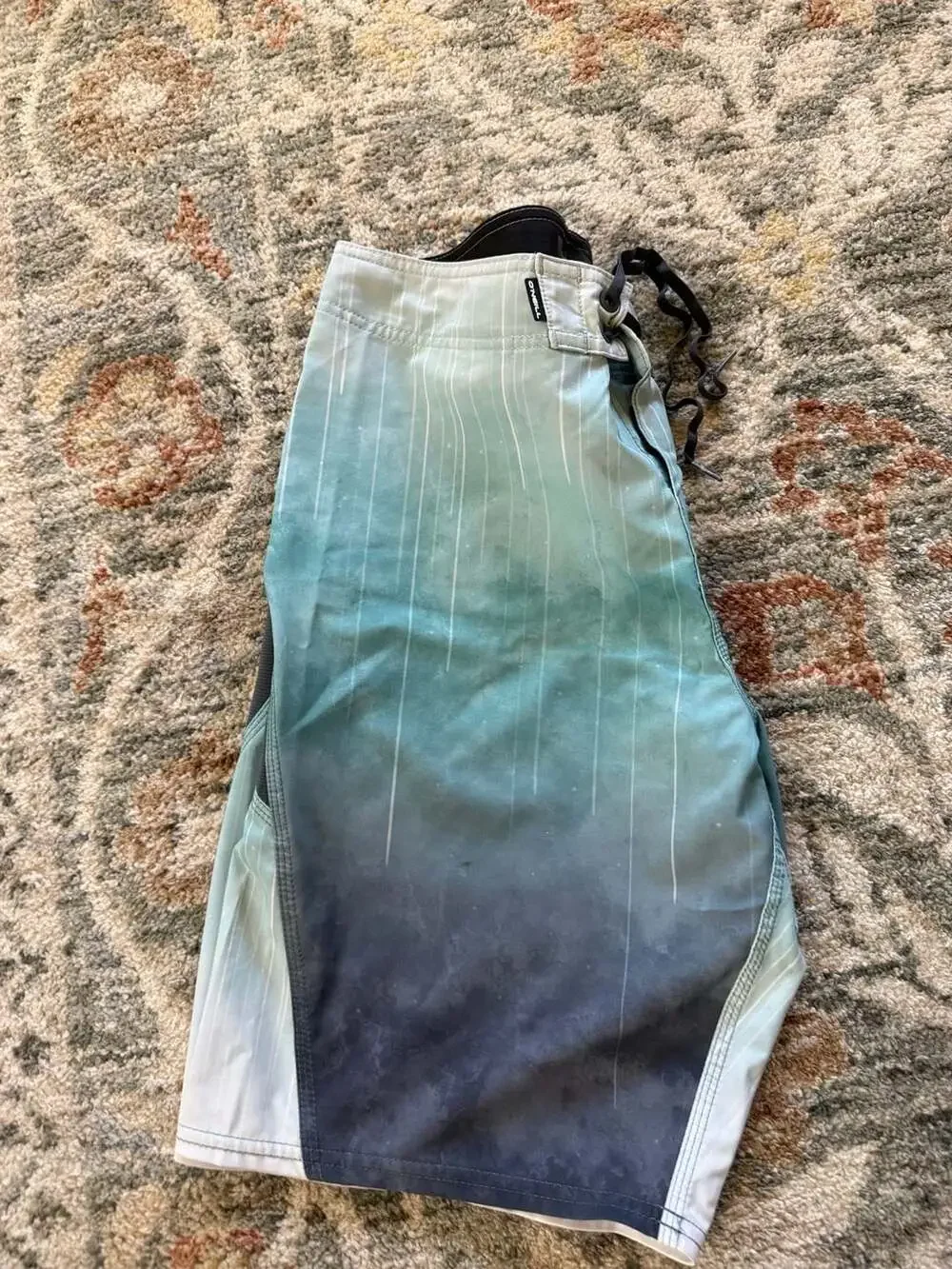 O'Neill Superfreak Gradient Stripe Board Shorts Size 31